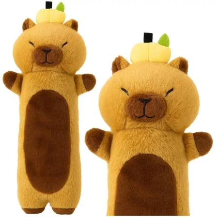 Maskotka kapibara z owocem 65cm - Leantoys