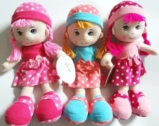 Lalka szmacianka 38 cm - ICOM POLAND