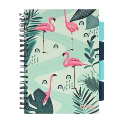 Kołozeszyt Pads B5/100K kratka Jungla zielony - Strigo