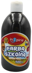 Farba szkolna czarna 500ml - InSpiria