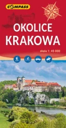 Mapa - Okolice Krakowa 1:45 000 - praca zbiorowa