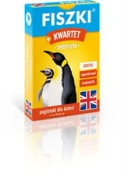 Fiszki. Język angielski. + Gra Kwartet. Zwierzęta - Kinga Perczyńska