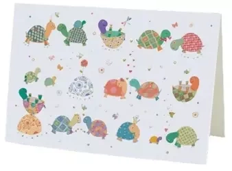 Karnet B6 + koperta MO6315 Żółwiki - Turnowsky