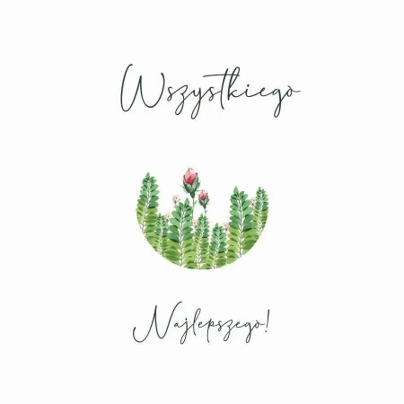 Karnet Swarovski kwadrat CL4011_PO Najlepszego - Clear Creations