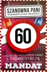 Karnet Urodziny 60 damskie JCX - 016 - YEKU