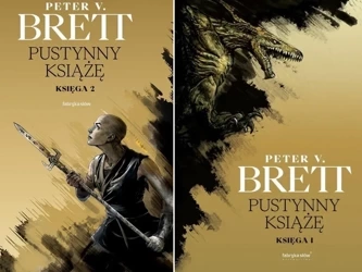 Cykl Zmroku Pustynny Książę tom 1-2 PAKIET Peter V. Brett - Peter Brett V.