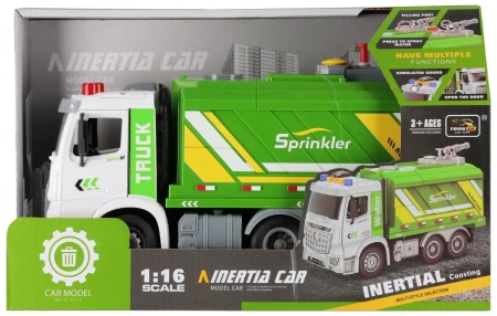 Auto CiĘŻarowe Śmieciarka ŚwiatŁo/dŹwiĘk Mix Mega Creative 573896