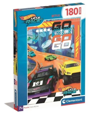 Puzzle 104 Super Kolor Hot Wheels - Clementoni