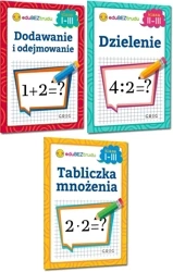 ZESTAW 3 KSIĄŻECZEK - Dodawanie odejmowanie mnożenie dzielenie GREG kl 1-3 - Maria Zagnińska