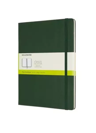 Notes Classic XL 19x25 tw. gładki myrtle green - Moleskine
