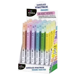 Zakreślacze wymazywalne (24szt) KIDEA - DERFORM