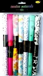 Bibułki satynowe z nadrukiem 25x37cm 7szt - Galeria Hobby