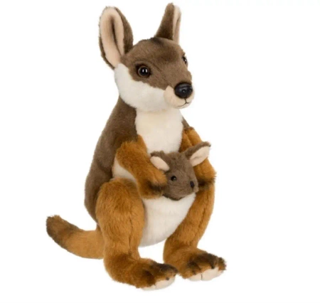 Kangur mama z dzieckiem 20cm WWF - WWF Plush Collection