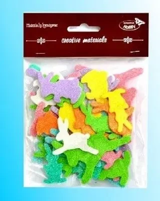 Zajączki brokatowe 56szt - Galeria Hobby