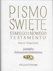 Biblia Tysiąclecia Pamiątka Sakramentu Małżeństwa
