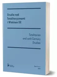 Studia nad totalitaryzmami i wiekiem XX nr 1/2017 - praca zbiorowa