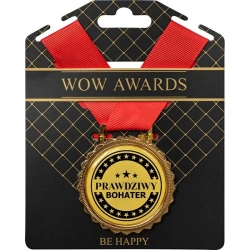Medal prezentowy z napisem Bohater - Be-Happy Gifts
