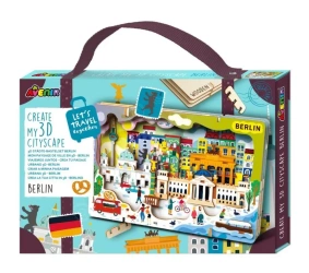 Stwórz pejzaż miejski Berlin - puzzle drewniane 3D - Avenir