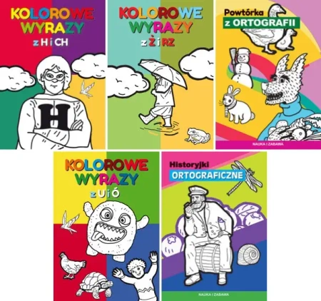 Powtórka z ortografii na wesoło ZESTAW - Beata Guzowska