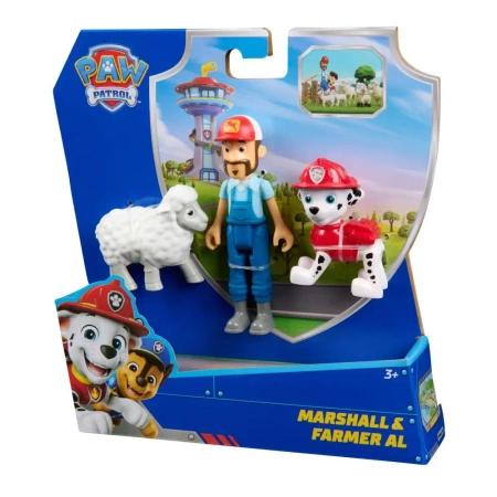 Psi Patrol zestaw figurek Marshalla i Farmera Ala - Spin Master