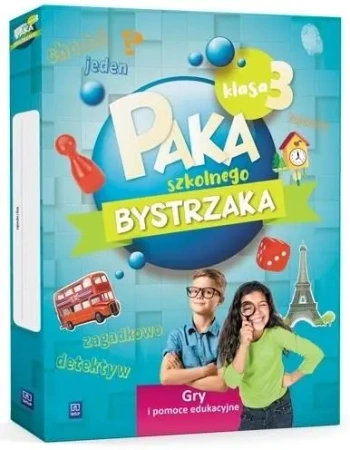 Paka szkolnego bystrzaka SP 3 Gry i pomoce edu. - praca zbiorowa