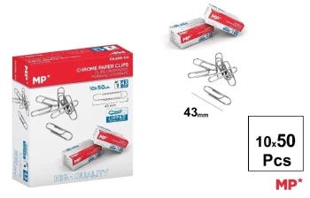 Spinacz srebrny 43mm 10x50szt - MP Main Paper