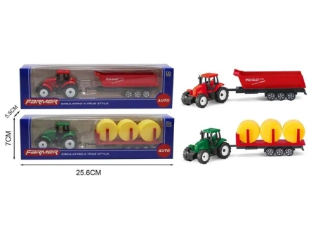 Traktor z przyczepą mix - Icom
