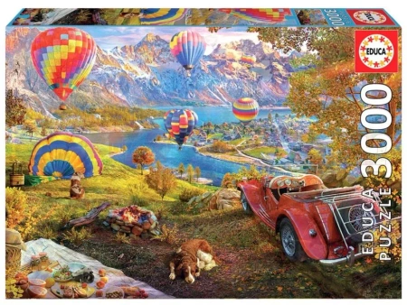 Educa Puzzle 3000 el. Start balonów