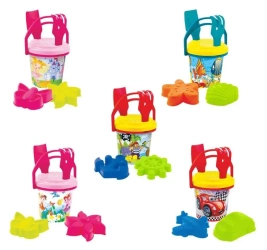 Duży zestaw do piasku z małym wiaderkiem mix - 3toysm