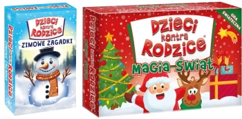 ZESTAW ŚWIĄTECZNY Dzieci kontra Rodzice. Magia Świąt i Zimowe zagadki