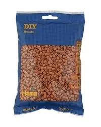 Hama Midi Koraliki w woreczku 3000 jasnobrązowe