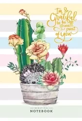 Notatnik ozdobny 64 strony kratka Kaktus i jeż - Fresh