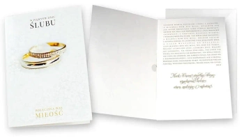 Karnet muzyczny Ślub - Kukartka