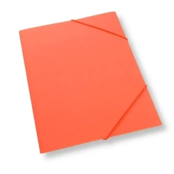 Teczka A4 z gumką plastikowa pomarańczowa - Penword