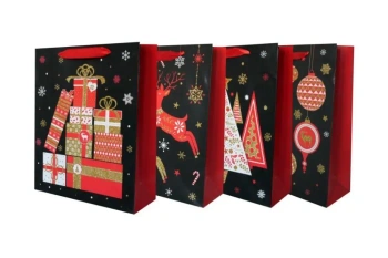 Torebka świąteczna pionowa średnia mix - Beniamin