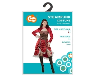 Strój dla dorosłych Steampunk sukienka rozm.M - Godan