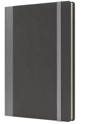 Notatnik B5 Pro L kratka szary/srebny - Like U