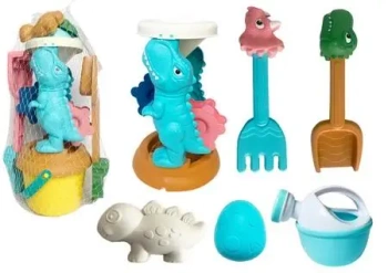 Zestaw zabawek do piasku dinozaury - Leantoys