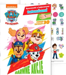 Psi Patrol. Rysowanki z bajecznymi tatuażami cz.1 - praca zbiorowa