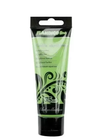Farba akrylowa 75ml 046 jasnozielona - Titanum