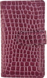 Kalendarz 2026 B6 dzienny z zapięciem krokodyl fioletowy - Panta Plast kalendarze
