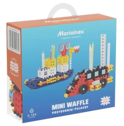 Mini Waffle 140 elementów Przyborniki pojazdy - Marioinex
