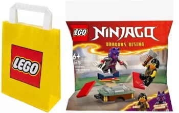 2W1 LEGO NINJAGO 30675 TURNIEJOWY TEREN SZKOLENIOWY+TORBA