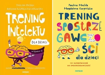 Trening spostrzegawczości dla dzieci + Trening intelektu dla dzieci - Paulina Mechło, Roksana Kosmala-Kwiatkowska