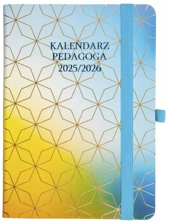 Kalendarz pedagoga 2025/26 B6 tyg Salsa tęczowy - praca zbiorowa