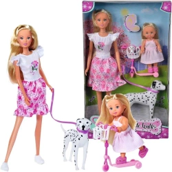 Steffi i Evi na spacerze z psem - Simba