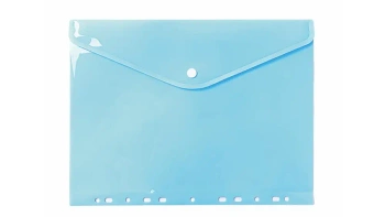 Teczka koperta A4 PP zawieszana pastel niebieska - Biurfol