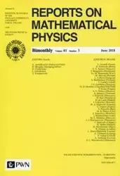 Reports on Mathematical Physics 81/3 2018 Kraj