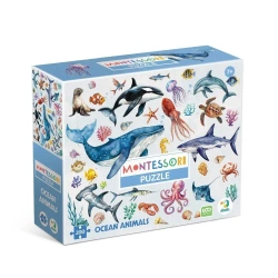 Puzzle 200 Montessori Zwierzęta oceaniczne - Dodo