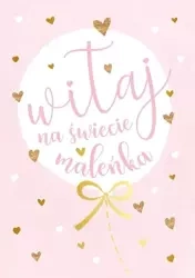 Karnet B6 PR-173 Witaj na świecie, maleńka - Kukartka